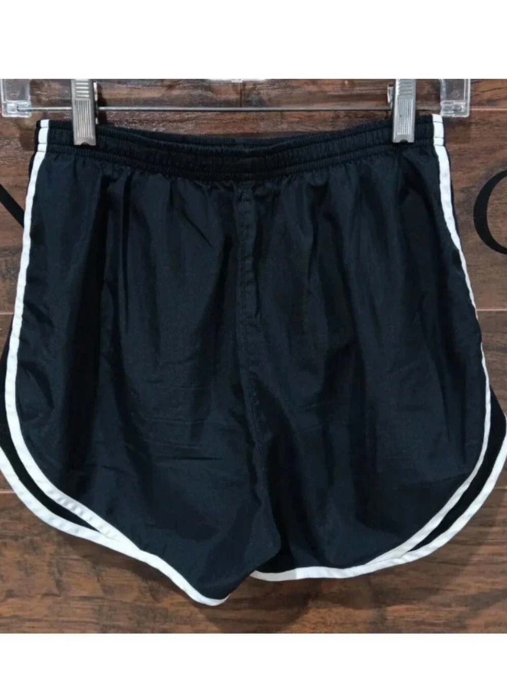 Nike Tempo Women's Dri-Fit Black Running Shorts with White Trim-Small